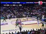 LeBron James Block On Rajon Rondo.