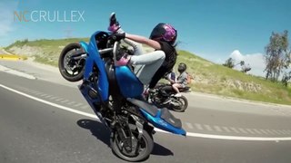 Girl Motorcycle Stunts 2019 - Awesome People