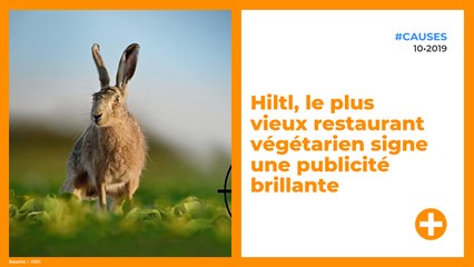 Hiltl, le plus vieux restaurant végétarien signe une publicité brillante