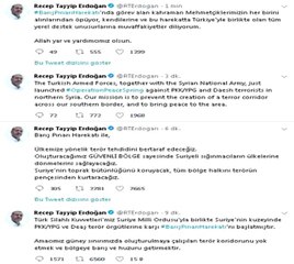 Barış Pınarı Harekatı başladı