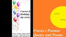 I never forget your birthday, you forgot my! [Quotes and Poems]