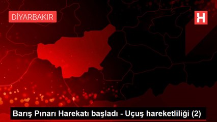 Barış Pınarı Harekatı başladı - Uçuş hareketliliği (2)