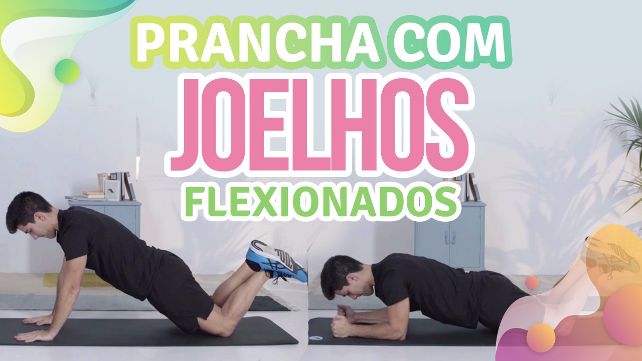 Prancha com joelhos flexionados - Melhor com Saúde