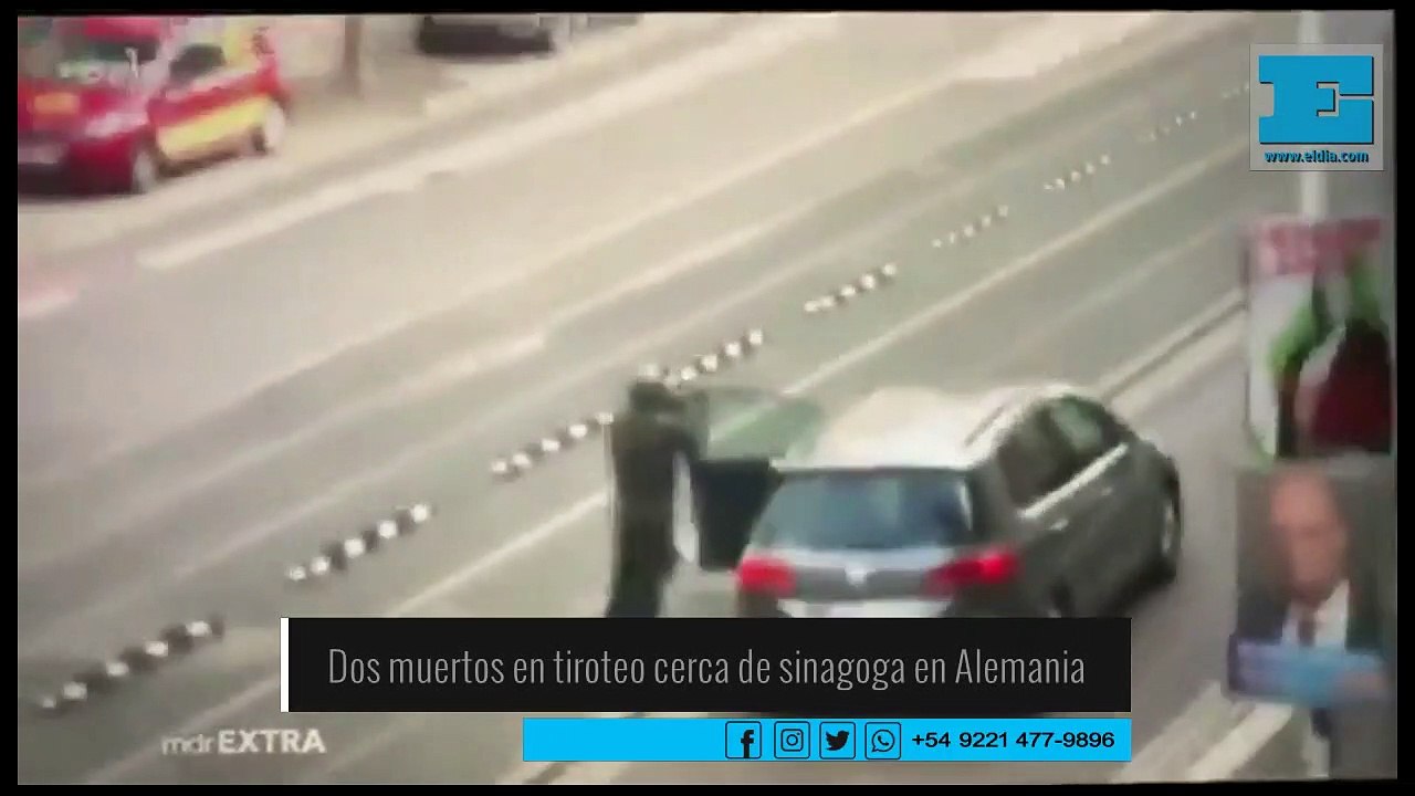 Dos muertos por disparos cerca de una sinagoga en Alemania