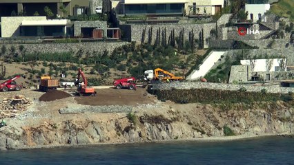 Bodrum'da kaçak milyon dolarlık yıkımlar devam ediyor