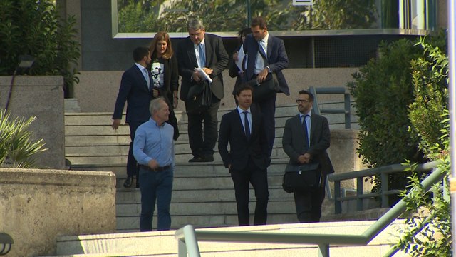 Xabi Alonso sale de la Audiencia Provincial de Madrid