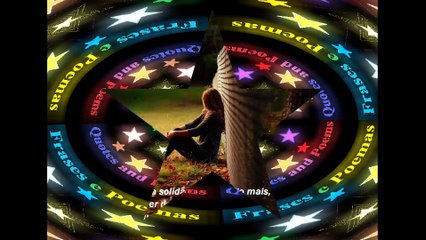 Minha vida é viver na solidão, nem ligo mais... [Frases e Poemas]