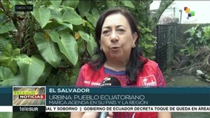 El Salvador: FMLN envía mensaje de solidaridad al pueblo ecuatoriano
