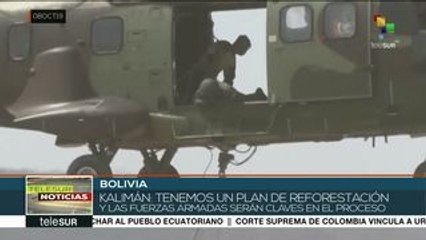 Bolivia: tras extinguir incendios se alista plan de reforestación