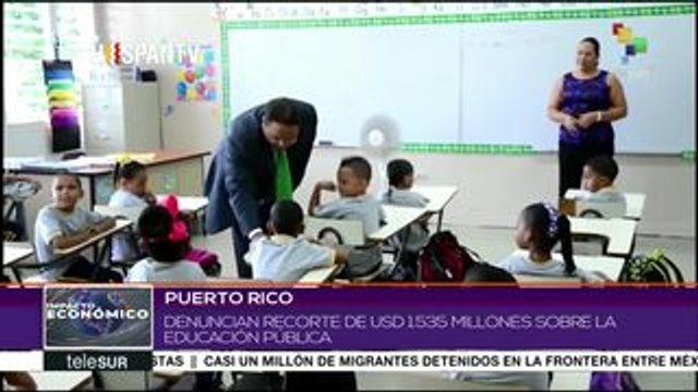 Puerto Rico: denuncian recorte de mil 535 mdd sobre educación pública