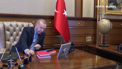 Cumhurbaşkanı Erdoğan emri verdi! İşte o anlar