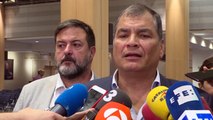 Correa no descarta presentarse a elecciones en Ecuador