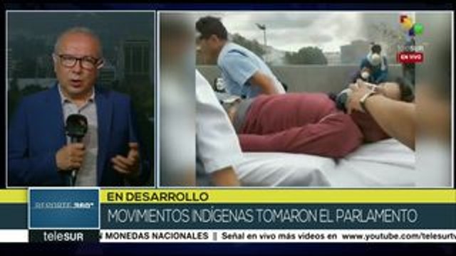 Ecuador: prohíben circulación en zonas aledañas a edificios del Gob.