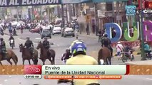EN VIVO | Manifestantes intentaron ingresar a Guayaquil ¡No hay paso en el Puente de la Unidad Nacional!