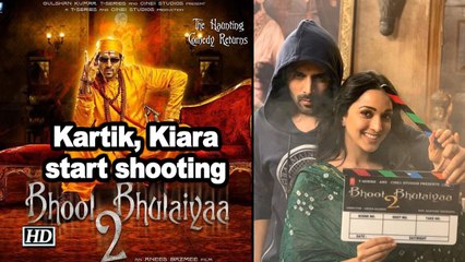 Kartik, Kiara start shooting for 'Bhool Bhulaiyaa 2'