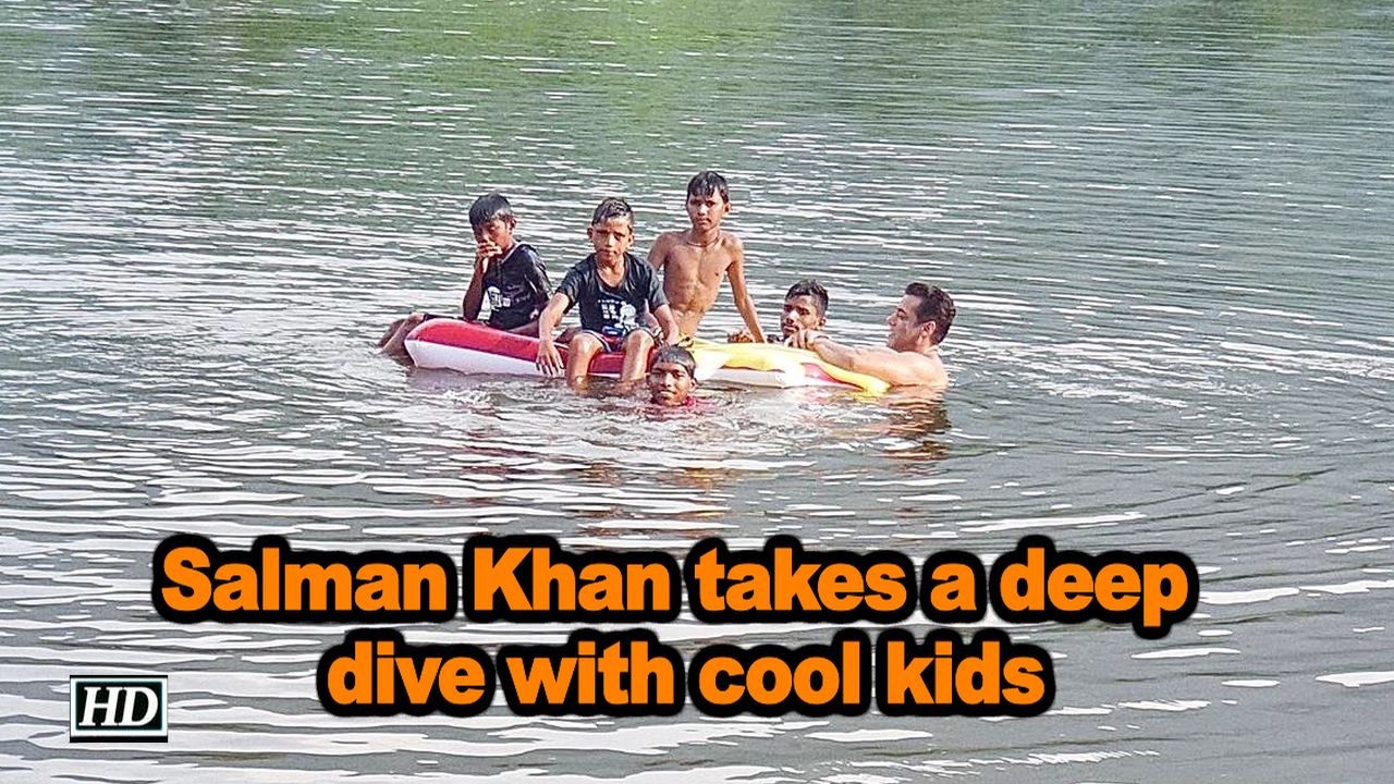 Salman Khan takes a deep dive with cool kids