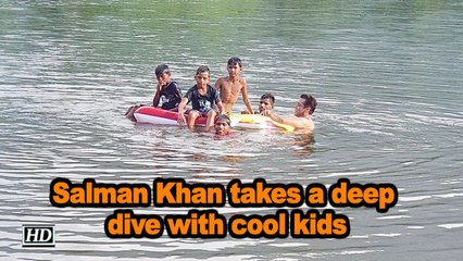 Salman Khan takes a deep dive with cool kids