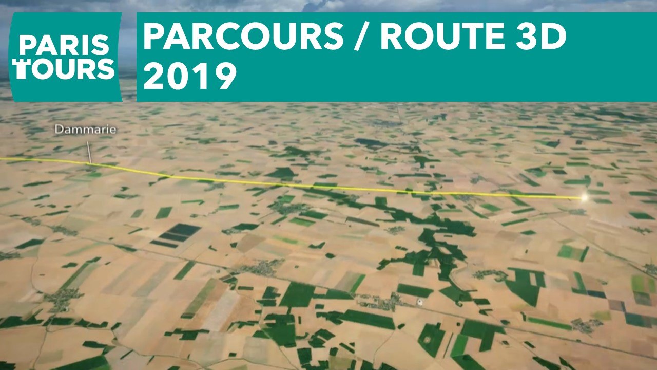 Parcours / Route 3D - Paris - Tours 2019