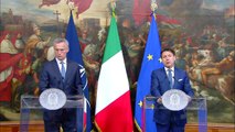 Roma -Dichiarazioni alla stampa Conte - Stoltenberg (09.10.19)