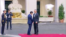 Roma - Conte riceve il Segretario Generale della Nato a Palazzo Chigi (09.10.19)
