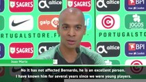Joao Mario defends 'excellent' Bernardo Silva