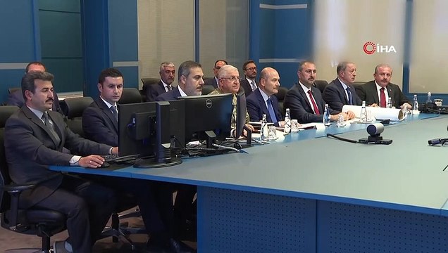 Erdoğan, Barış Pınarı Harekatı Koordinasyon Toplantısına katıldı