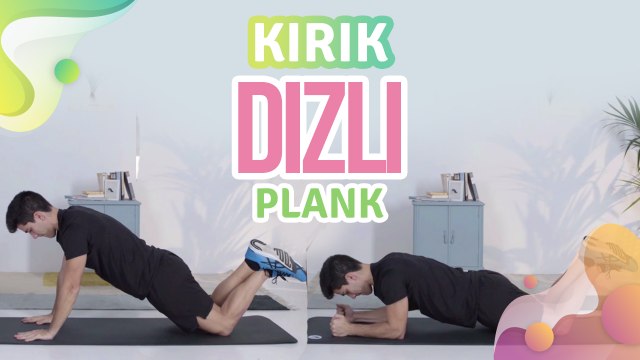 Kırık dizli plank - Sağlığa bir Adım