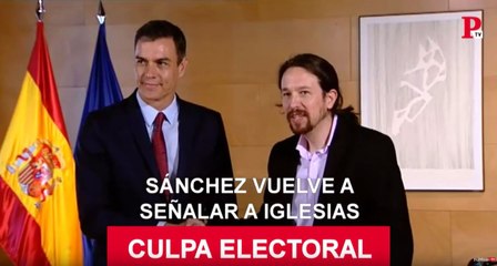 Pedro Sánchez señala al 'culpable'