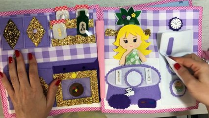 Dünyanın en büyük keçe bebek evini yaptım. Tam 19 sayfa!