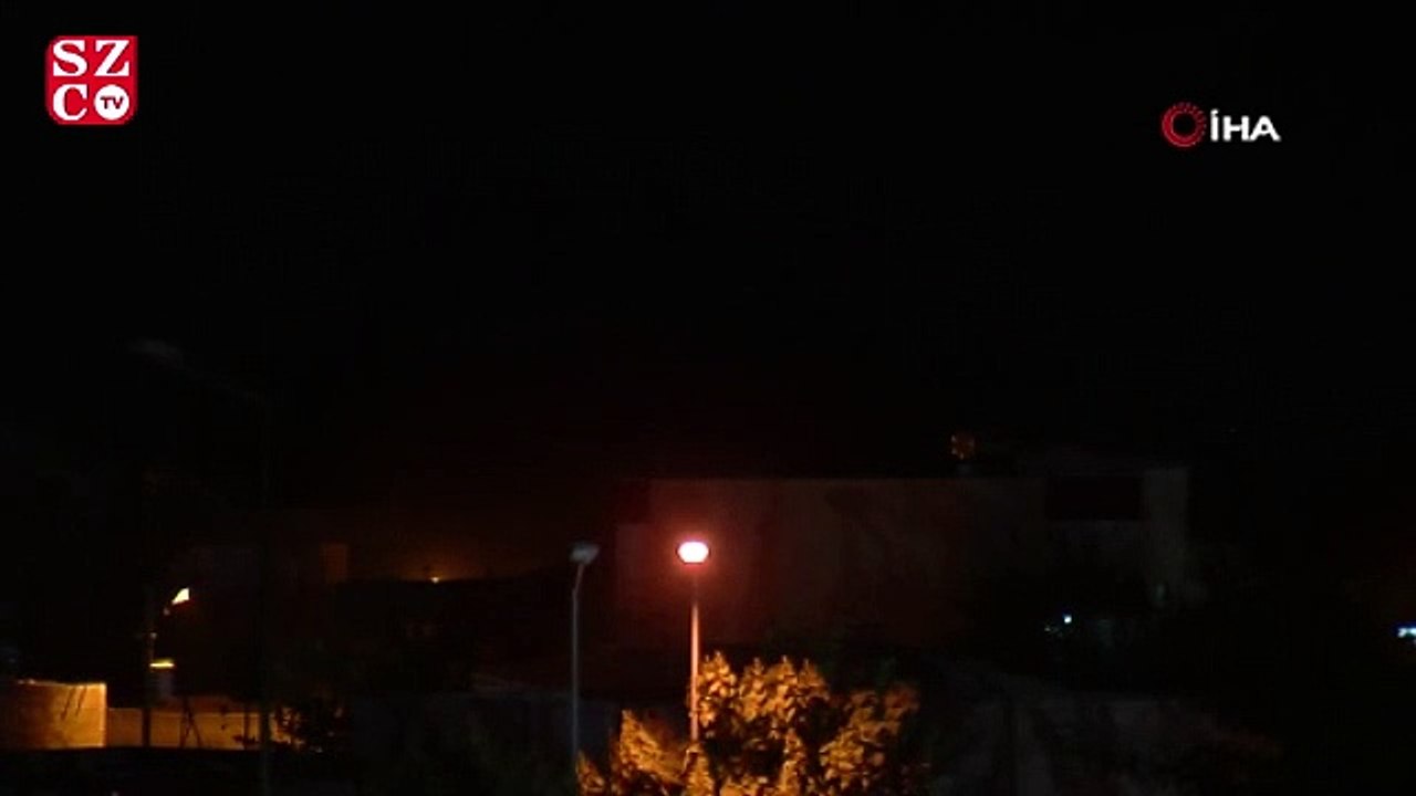 Terör mevzileri roketlerle vuruluyor