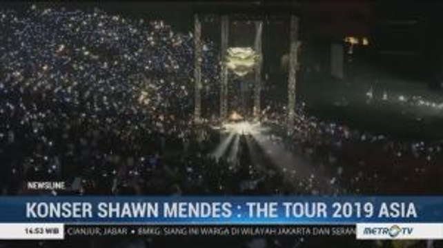 Konser Perdana Shawn Mendes Sukses Hipnotis Penonton