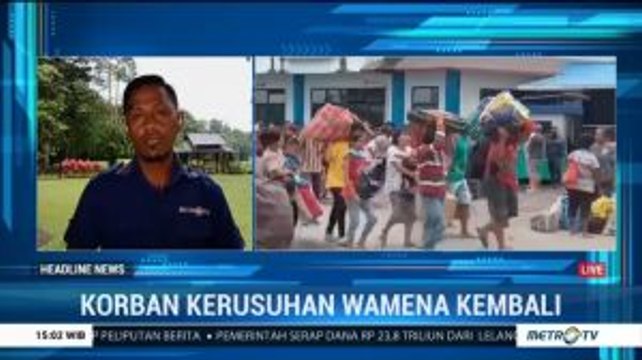1.145 Pengungsi Wamena Pulang ke Kampung Halaman