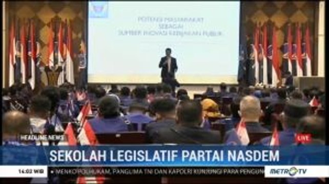 SMRC Sampaikan Materi di Sekolah Legislatif Partai NasDem