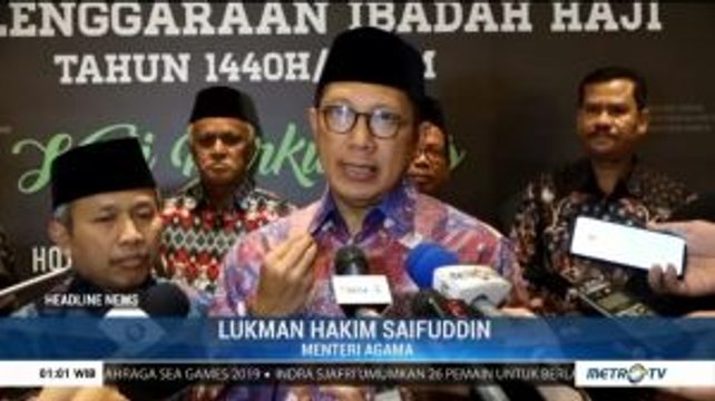 Menag Buka Rakernas Evaluasi Penyelenggaraan Haji 2019