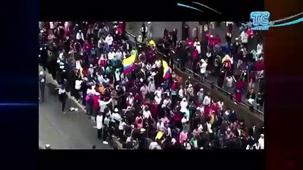QUITO | Los protestantes tienen previsto llegar a la Plaza de Santo Domingo