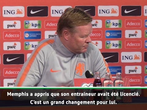 Pays-Bas - Koeman : La situation à Lyon n'aura pas d'impact négatif sur Depay