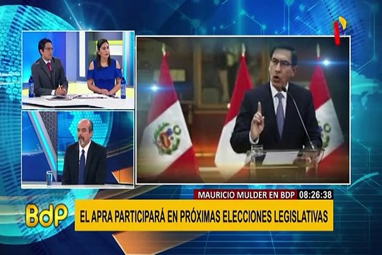 Mauricio Mulder sobre elecciones 2020: El Apra pasará la barrera del 5%