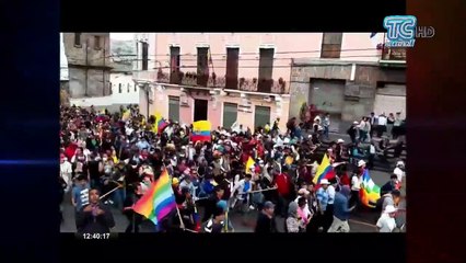 VIDEO | Marcha indígena recorre las calles de Quito