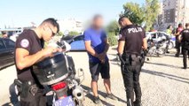 Polis, uyuşturucu şüphelilerini motosikletlerine çarparak yakaladı - ANTALYA
