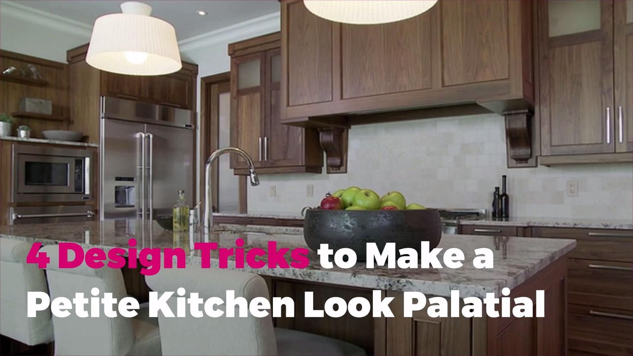 4 Design Tricks to Make a Petite Kitchen Look Palatial