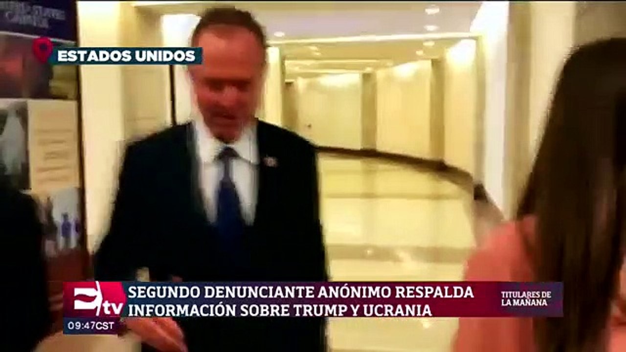 Surgen 'varios' denunciantes en caso Trump-Ucrania