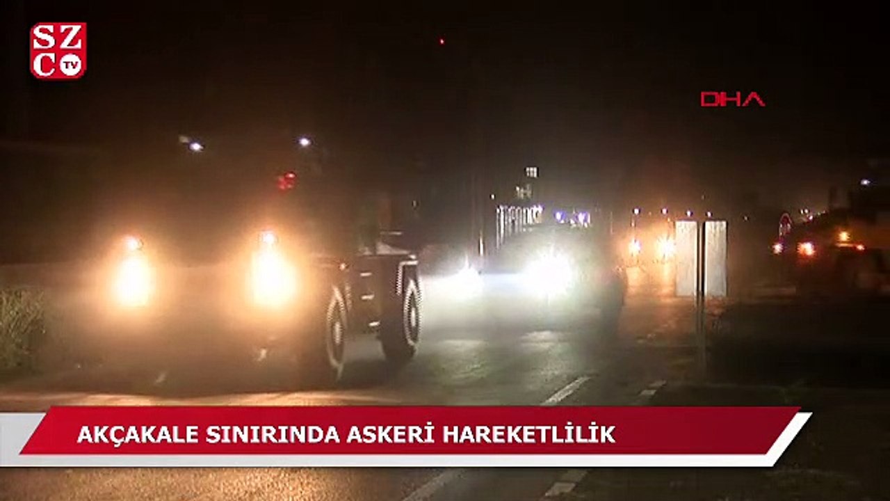 Akçakale sınırında askeri hareketlilik