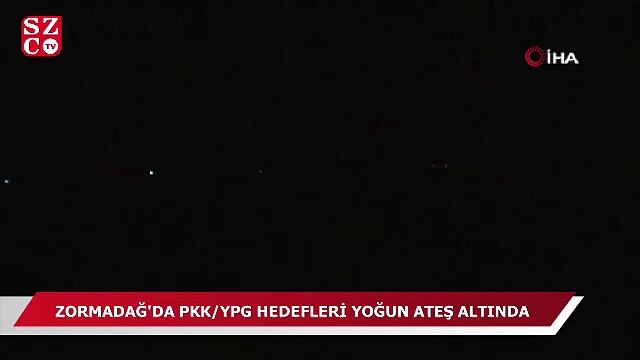 Zormağar'da PKK/ YPG hedefleri yoğun ateş altında