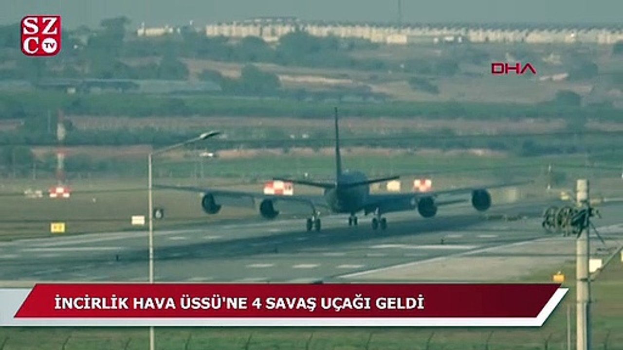 İncirlik hava Üssü'ne 4 savaş uçağı geldi