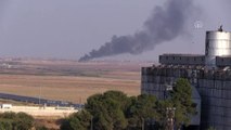 Barış Pınarı Harekatı - Tel Abyad'ın bazı bölgelerinden yükselen dumanlar - ŞANLIURFA
