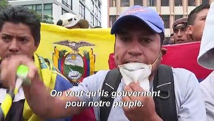 Equateur : incidents à Quito entre des manifestants et la police