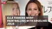 Elle Fanning Versus Angelina Jolie In Paintball