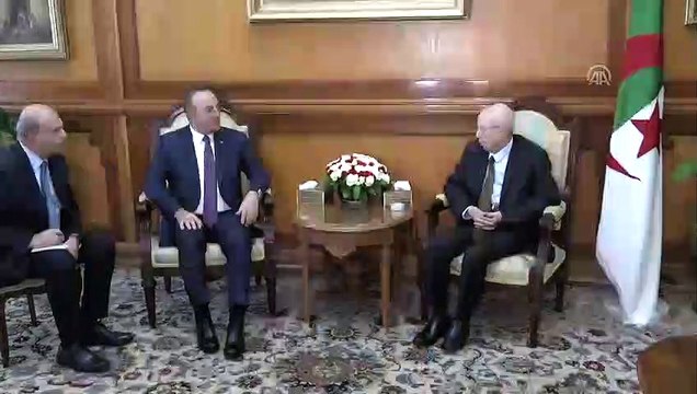 Çavuşoğlu, Cezayir Devlet Başkanı Bensalah ile görüştü - CEZAYİR