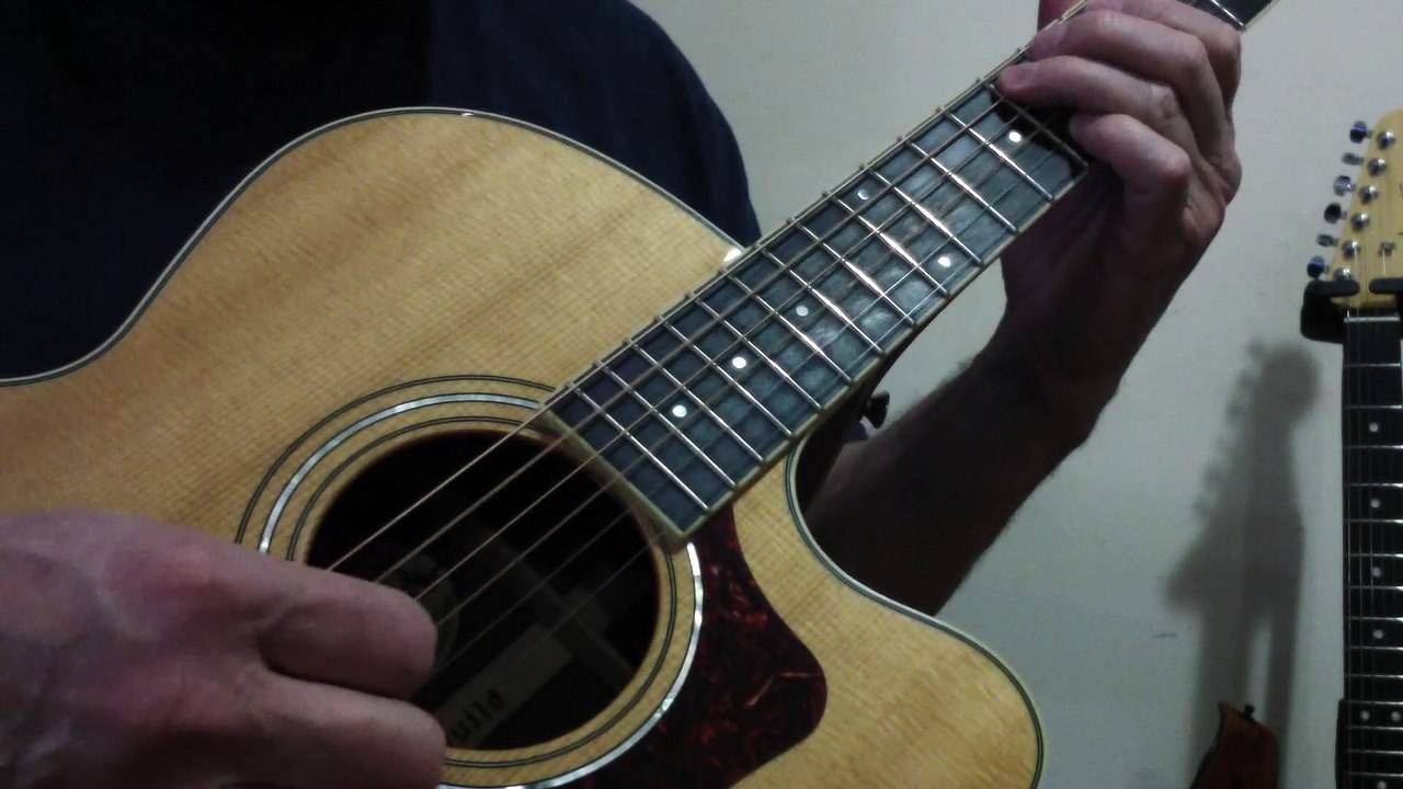 Acoustic version of Jesus Just Left Chicago - normal then comically sped-up