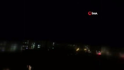 Kamışlı'dan atılan roket Nusaybin'e böyle düştü